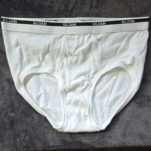 Gildan Men's White Briefs